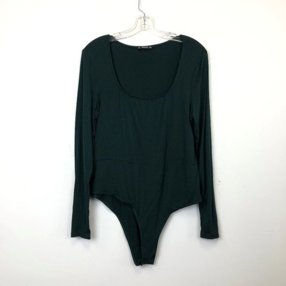 Shein Green Long Sleeve Body Suit
